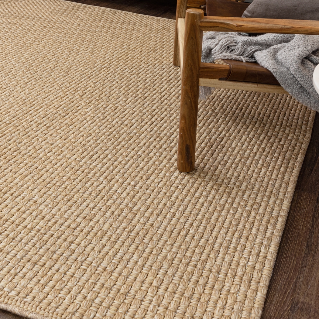 Salt Life Buxlam Bay Tan 6'6 x 9' Indoor/Outdoor Rug - Thumbnail - Image 3