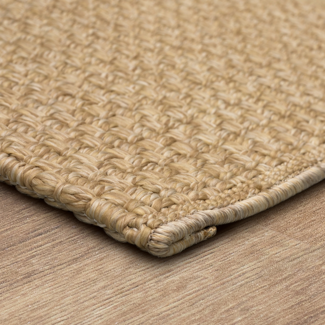 Salt Life Buxlam Bay Tan 6'6 x 9' Indoor/Outdoor Rug - Thumbnail - Image 6