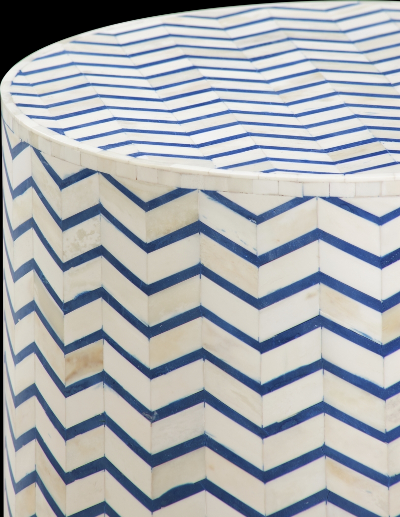 Saltonstall Blue Accent Table - Thumbnail - Image 2