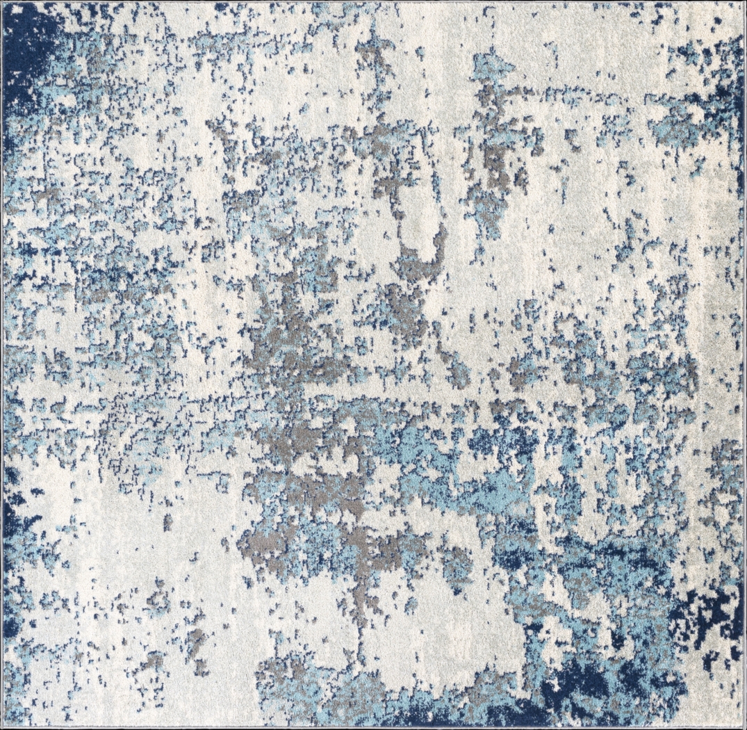 Saltwood I Blue 6'7 Square Rug - Thumbnail - Image 1