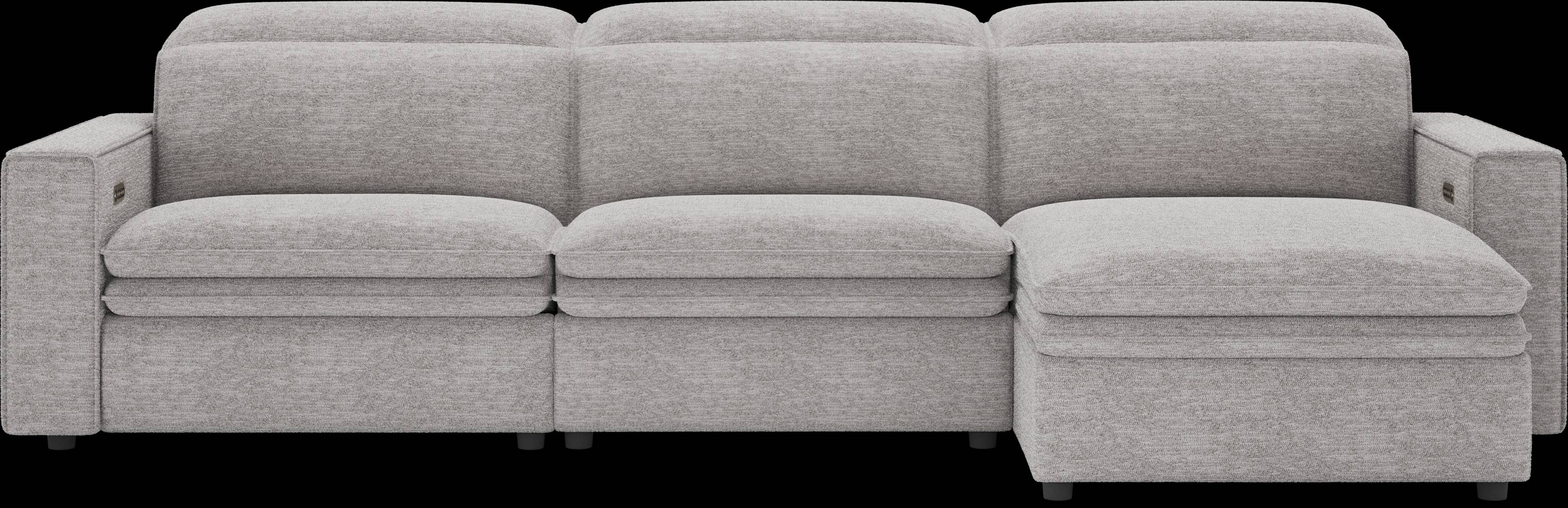 Salvator Street Gray 6 Pc Dual Power Reclining Sectional Living Room - Thumbnail - Image 7