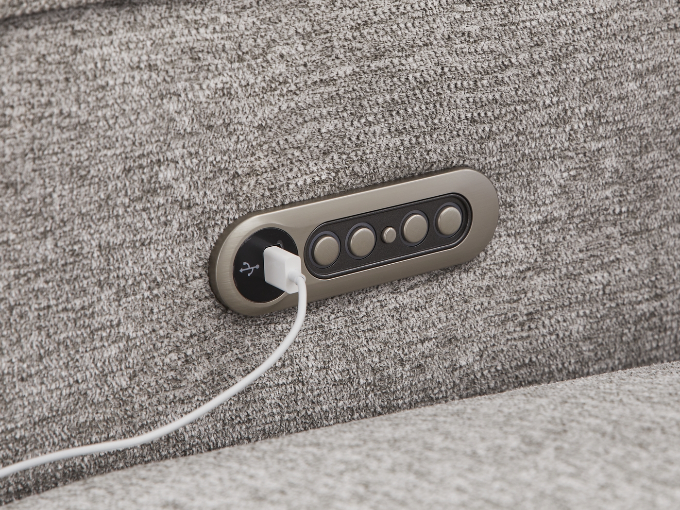 Salvator Street Gray 6 Pc Dual Power Reclining Sectional Living Room - Thumbnail - Image 4