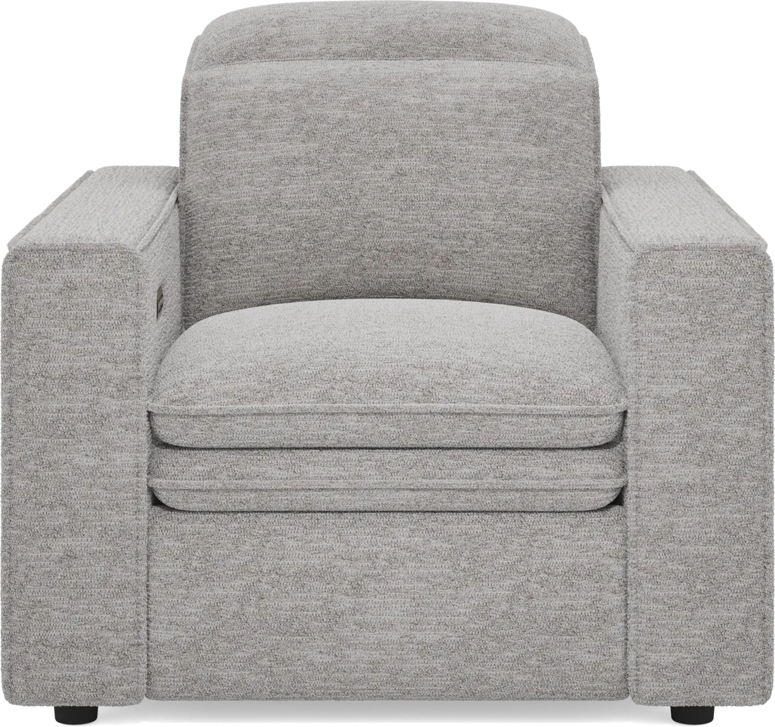 Salvator Street Gray Dual Power Recliner - Thumbnail - Image 2