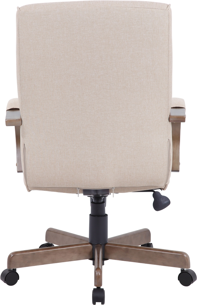 Salzedo Beige Office Chair - Thumbnail - Image 3