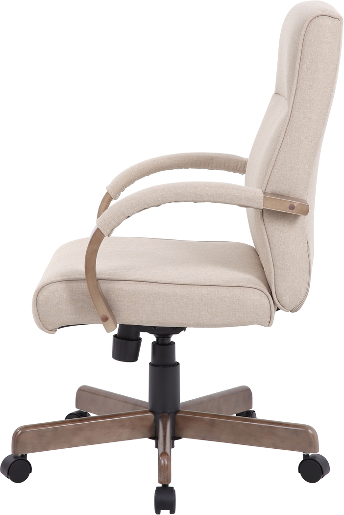 Salzedo Beige Office Chair - Thumbnail - Image 5