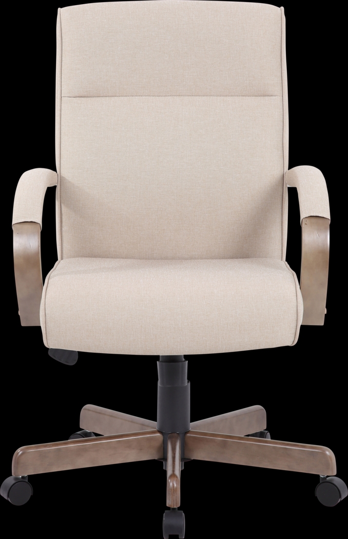 Salzedo Beige Office Chair - Thumbnail - Image 1