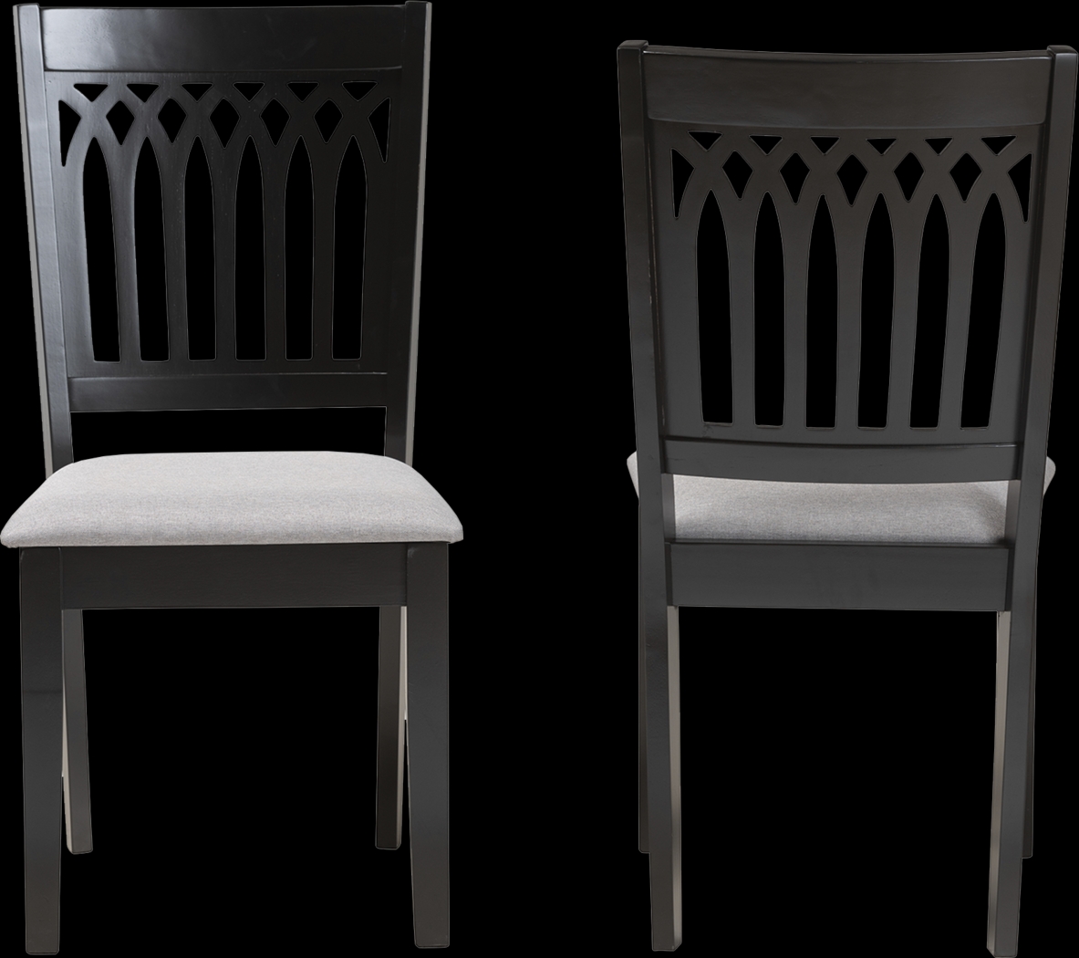 Salzedo Dark Brown Dining Chair, Set of 2 - Thumbnail - Image 4