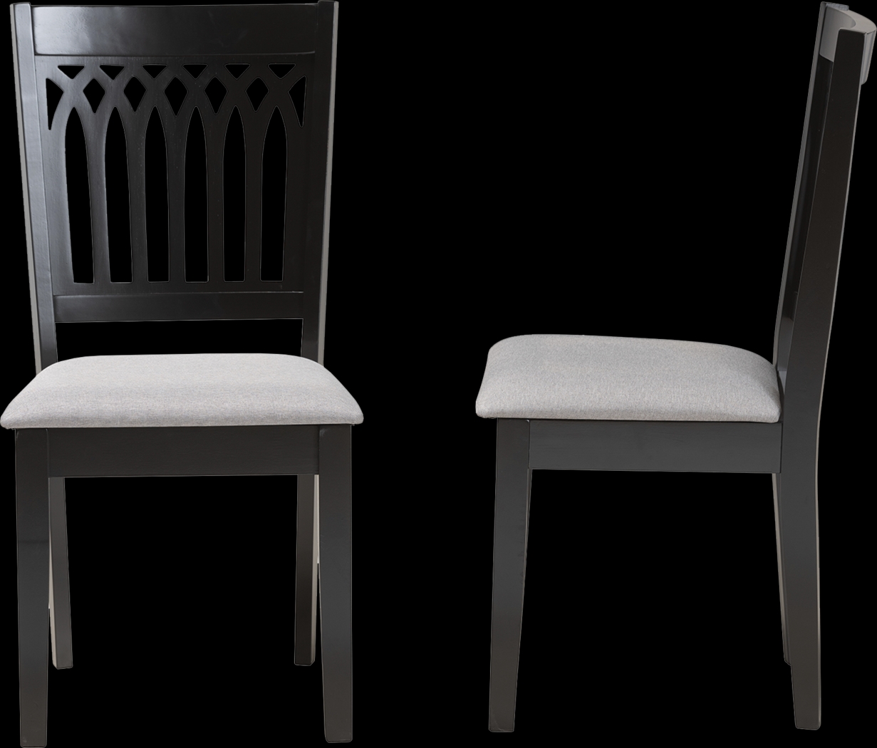 Salzedo Dark Brown Dining Chair, Set of 2 - Thumbnail - Image 5
