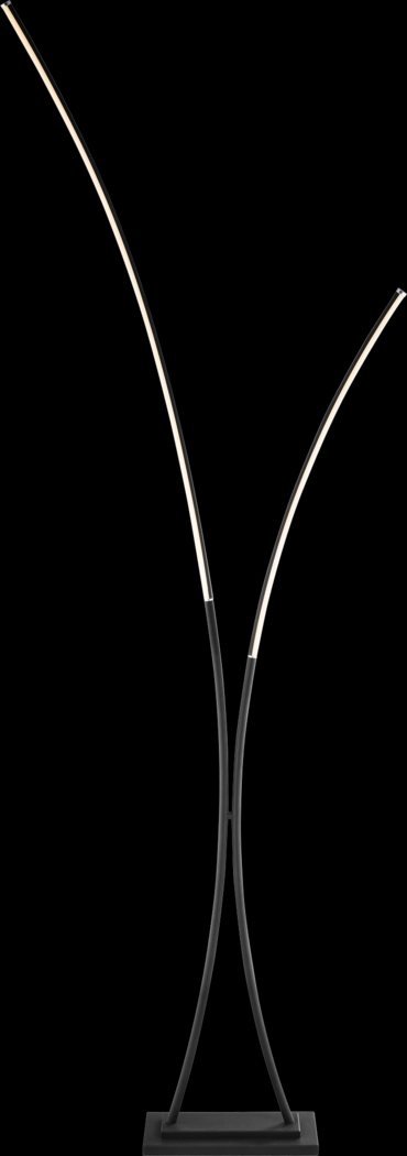 Salzedo Isle Black Floor Lamp - Thumbnail - Image 1