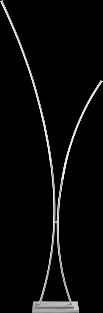 Salzedo Isle Silver Floor Lamp - Thumbnail - Image 1