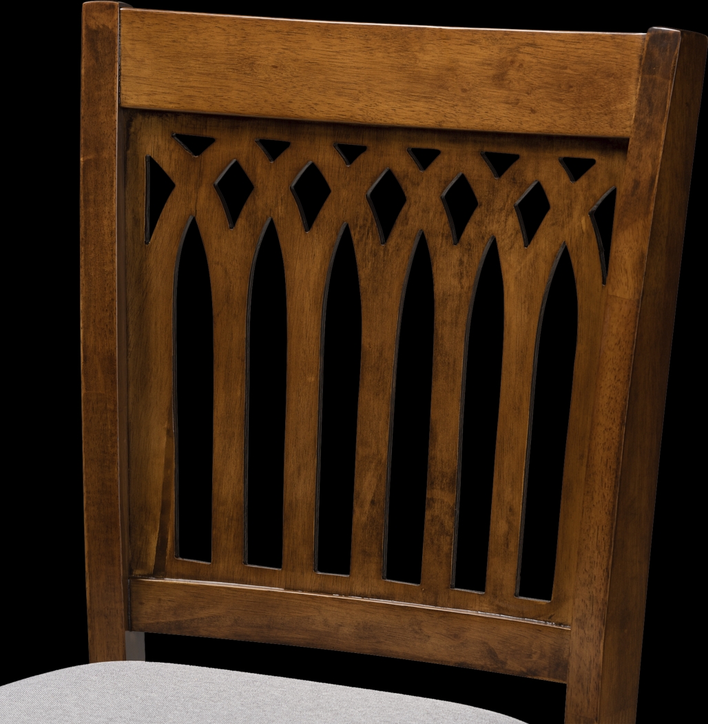 Salzedo Walnut Brown Counter Stool, Set of 2 - Thumbnail - Image 6