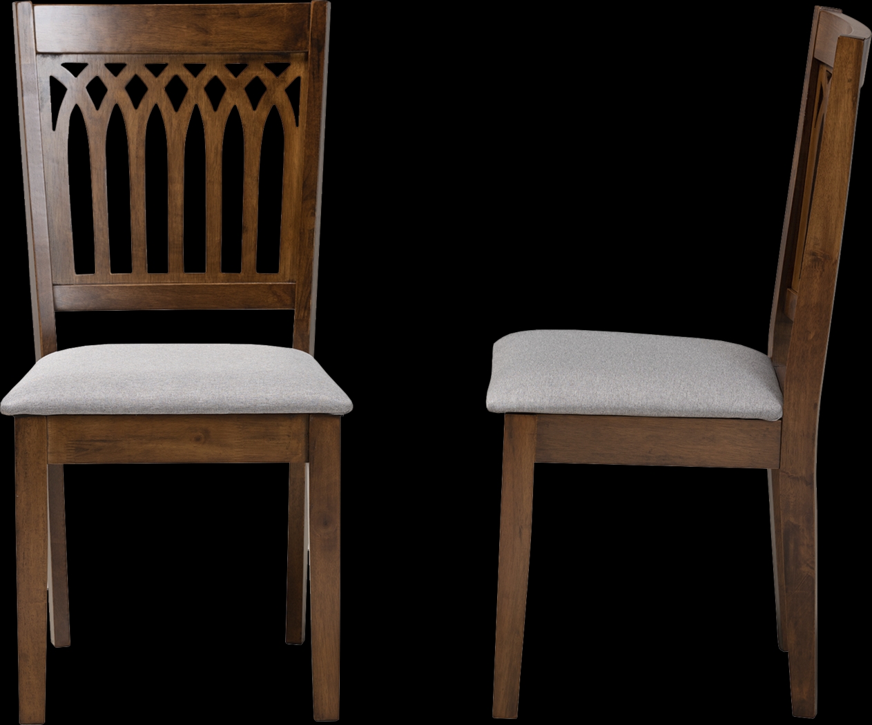Salzedo Walnut Brown Dining Chair, Set of 2 - Thumbnail - Image 5