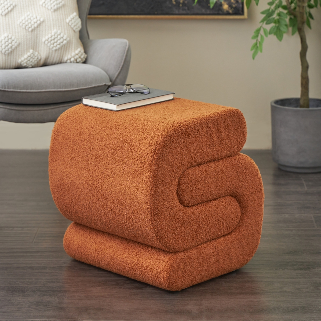 Samace Copper Ottoman - Thumbnail - Image 2