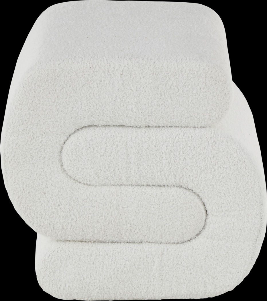Samace White Ottoman - Thumbnail - Image 6