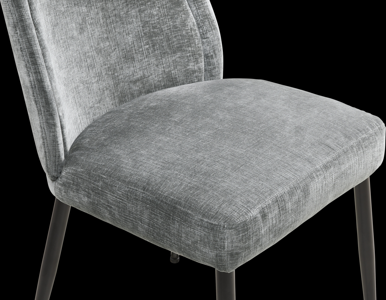 Grayhill White 5 Pc Dining Room with Sambuca Charcoal Chairs - Thumbnail - Image 8