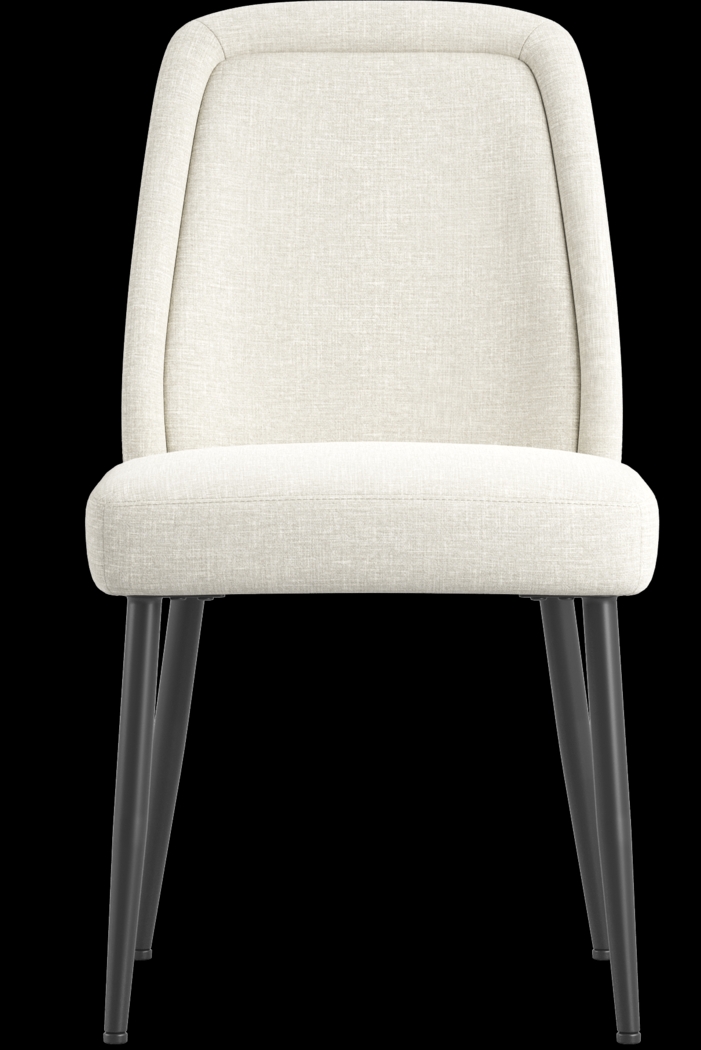 Grayhill White 5 Pc Dining Room with Sambuca Ivory Chairs - Thumbnail - Image 7