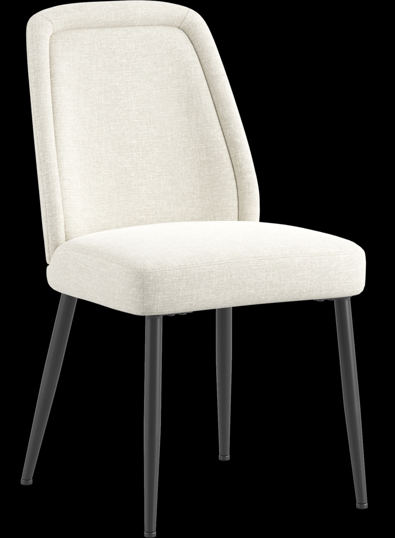 Grayhill White 5 Pc Dining Room with Sambuca Ivory Chairs - Thumbnail - Image 6