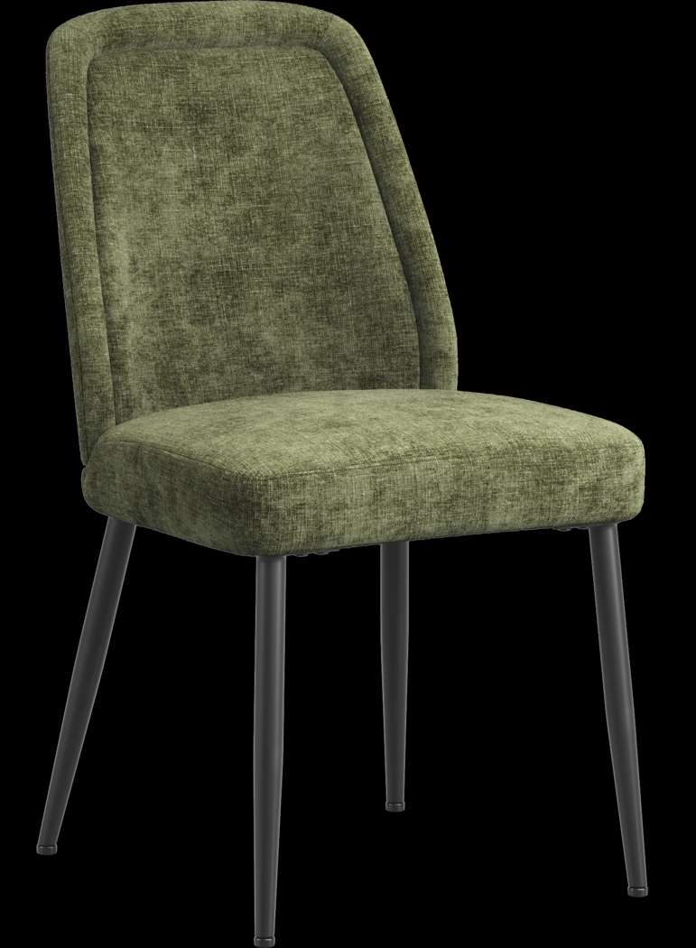 Sambuca Moss Upholstered Side Chair - Thumbnail - Image 1