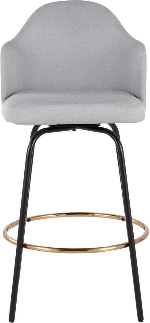Samdin Gray Counter Height Stool, Set of 2 - Thumbnail - Image 6