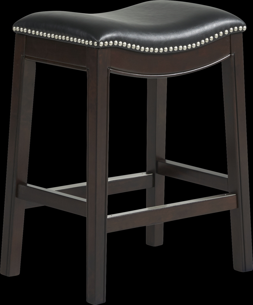 Samford Black Counter Height Stool - Thumbnail - Image 1