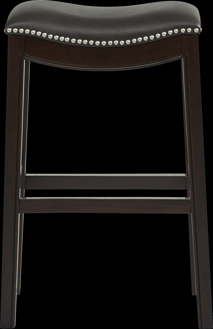 Samford Brown Barstool - Thumbnail - Image 2