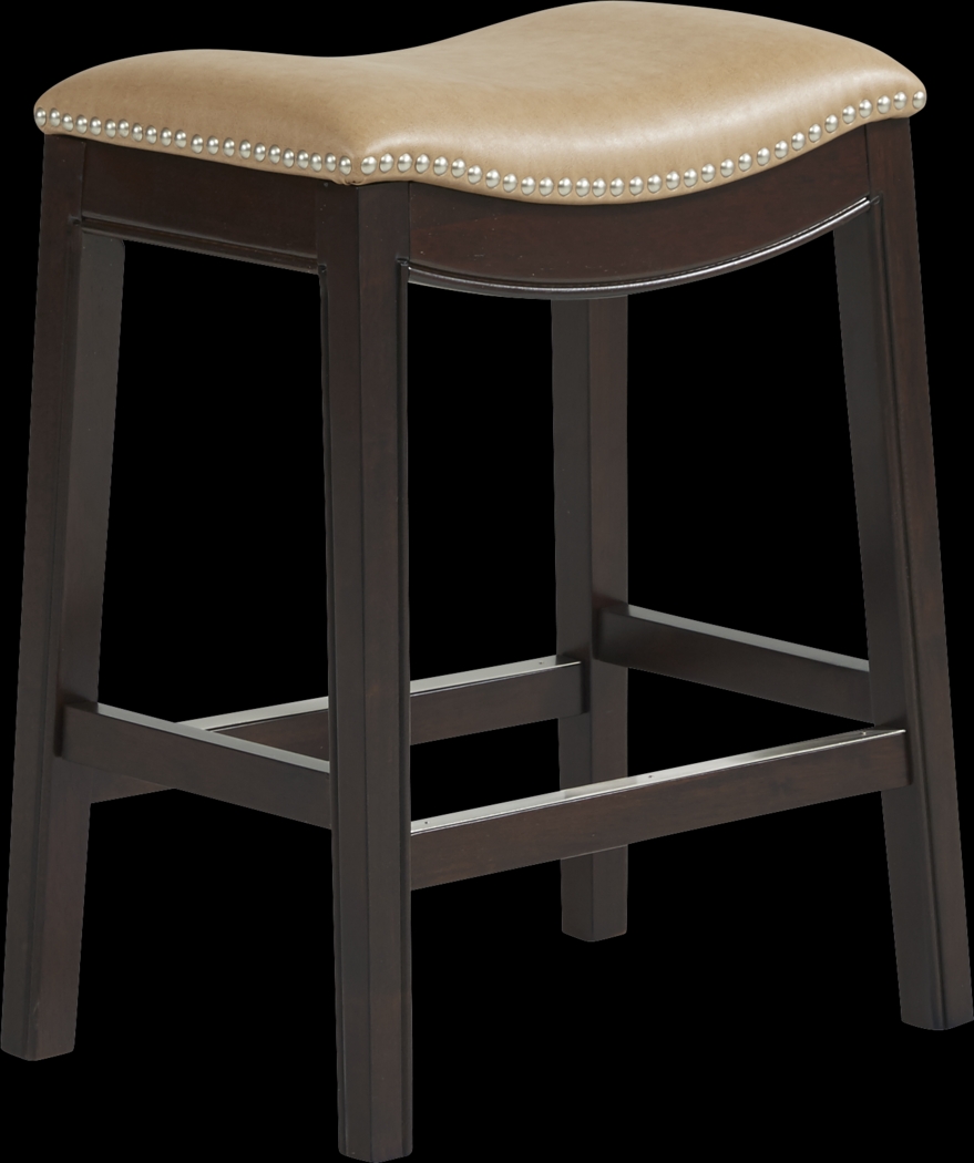 Samford Camel Counter Height Stool - Thumbnail - Image 1