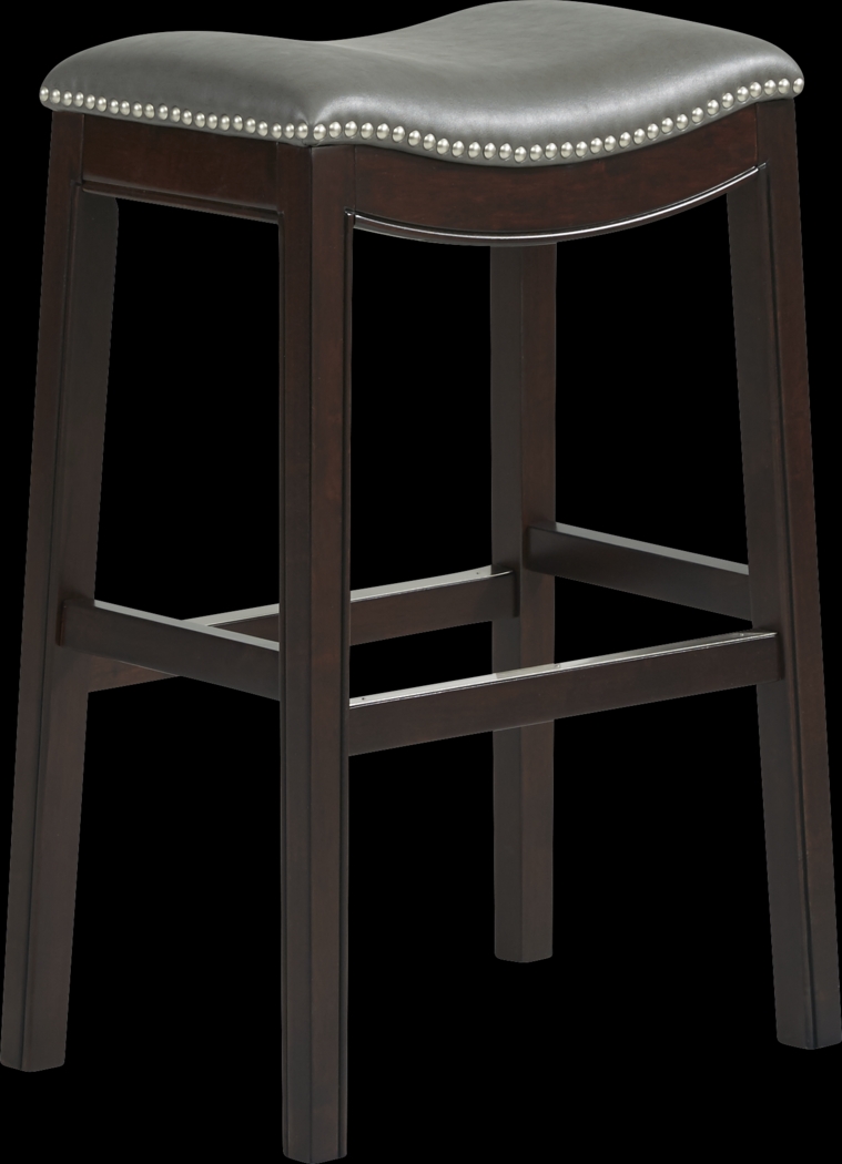 Samford Gray Barstool - Thumbnail - Image 1