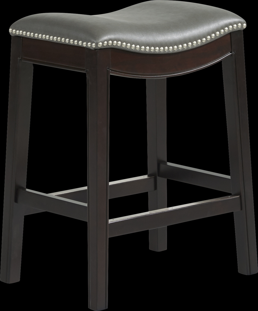 Samford Gray Counter Height Stool - Thumbnail - Image 1