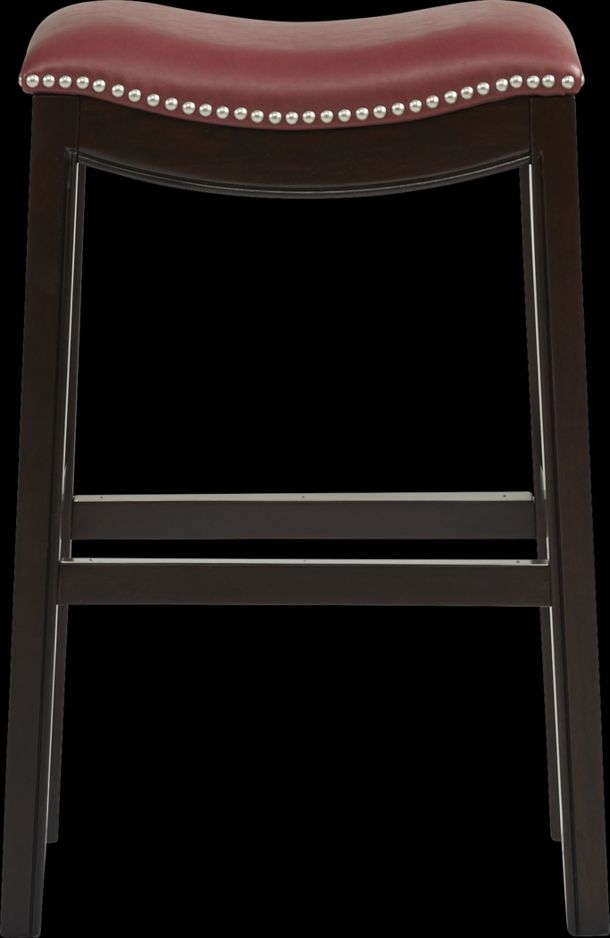 Samford Red Barstool - Thumbnail - Image 2