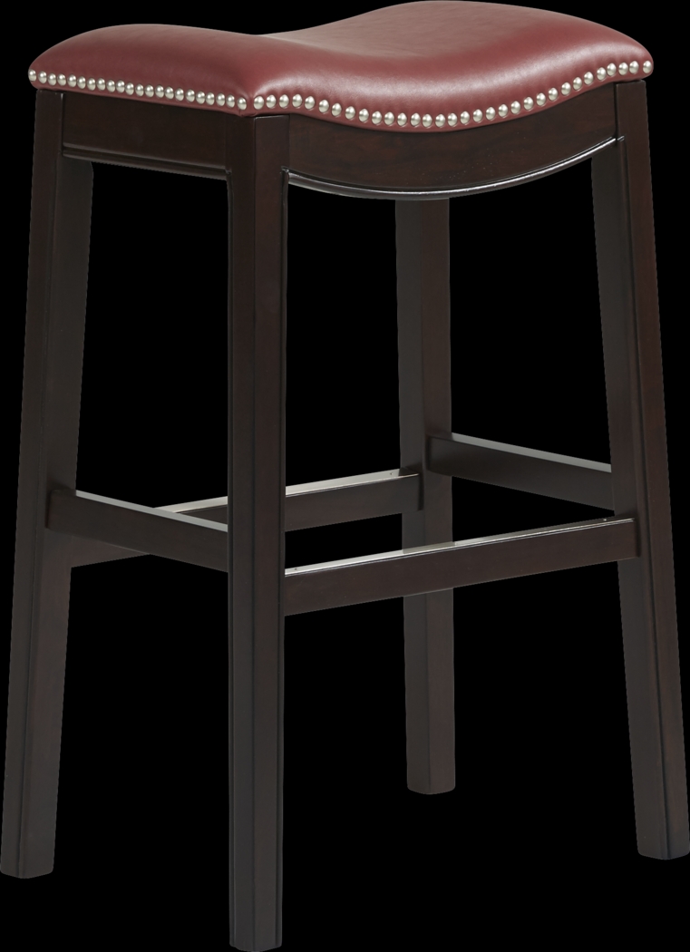 Samford Red Barstool - Thumbnail - Image 1