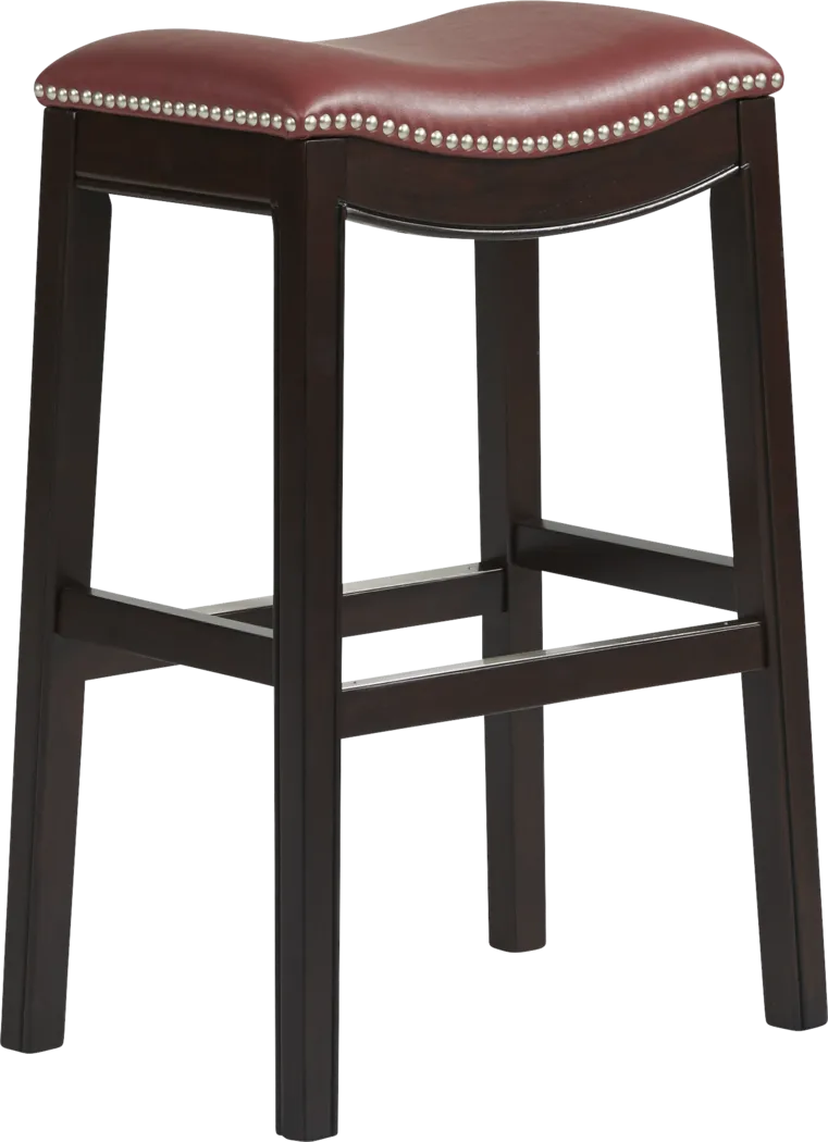 Samford Red Barstool - Thumbnail - Image 1