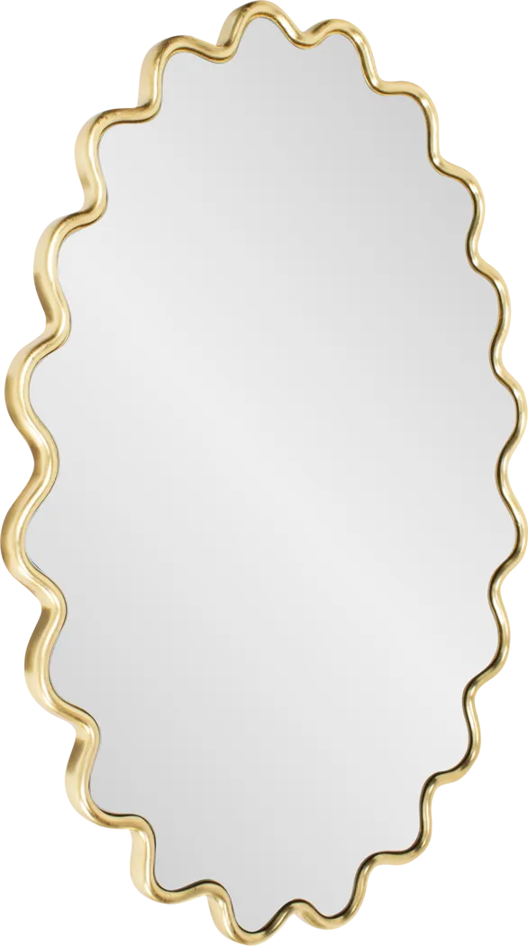 Samiaa Gold Wall Mirror - Thumbnail - Image 8