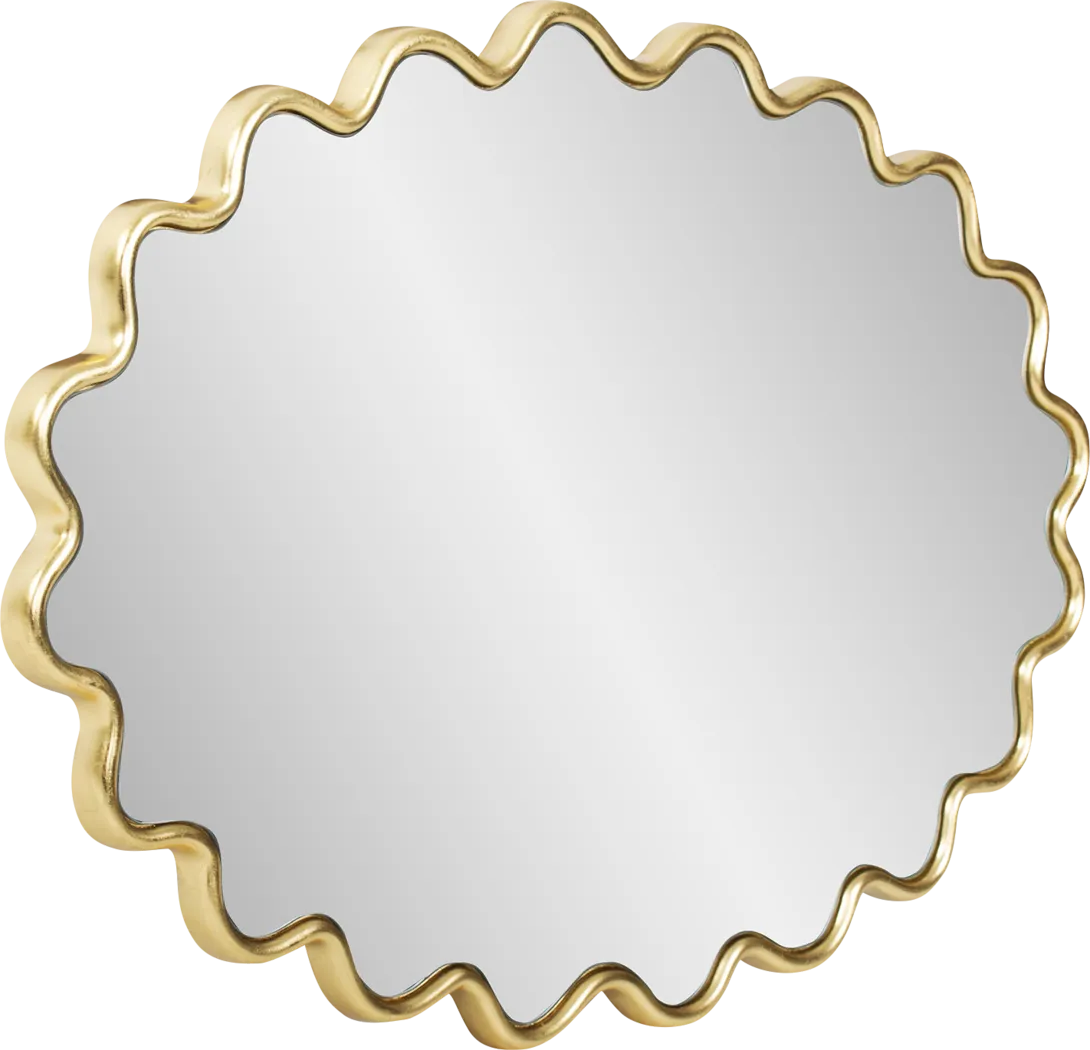 Samiaa Gold Wall Mirror - Thumbnail - Image 9
