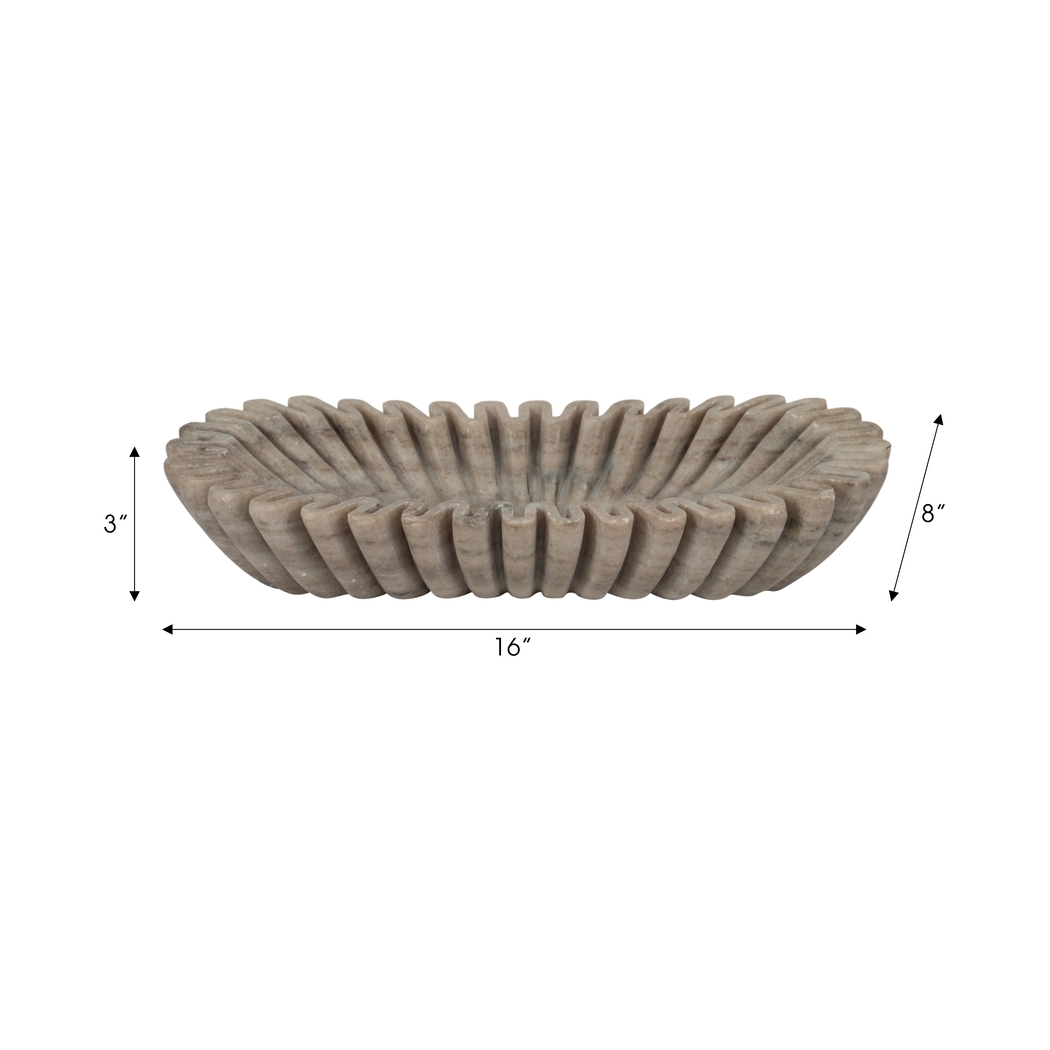 Samoia Beige 16 in. Bowl - Thumbnail - Image 9