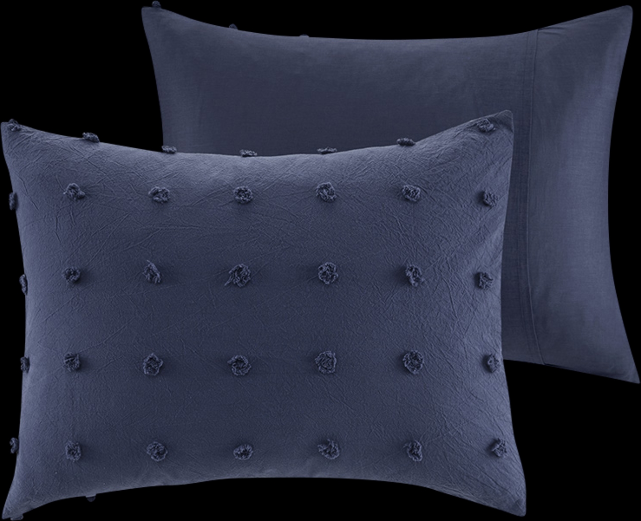 Samorar 7 Pc Blue King/California King Comforter Set - Thumbnail - Image 4