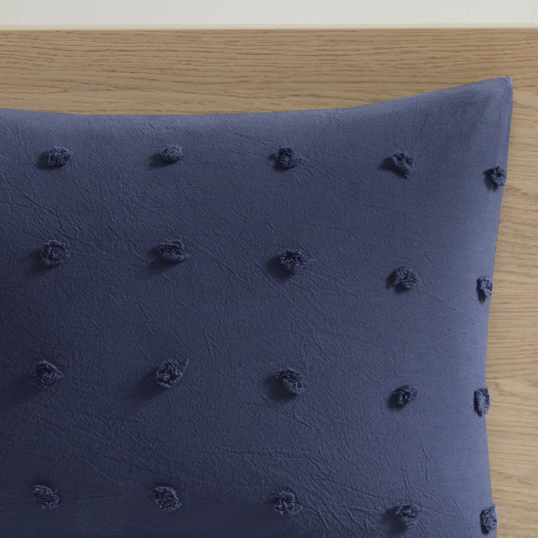 Samorar 7 Pc Blue King/California King Comforter Set - Thumbnail - Image 8