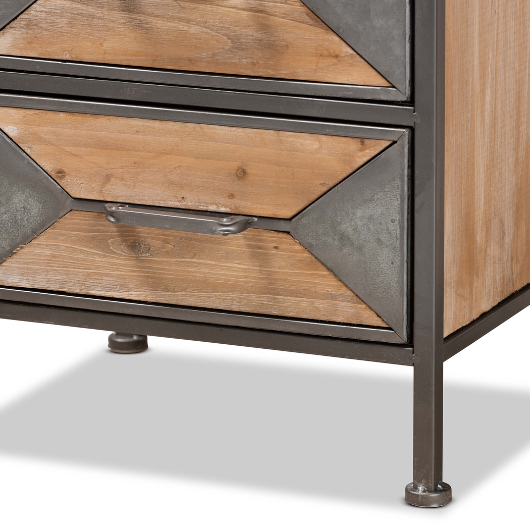 Samover Brown Nightstand - Thumbnail - Image 5
