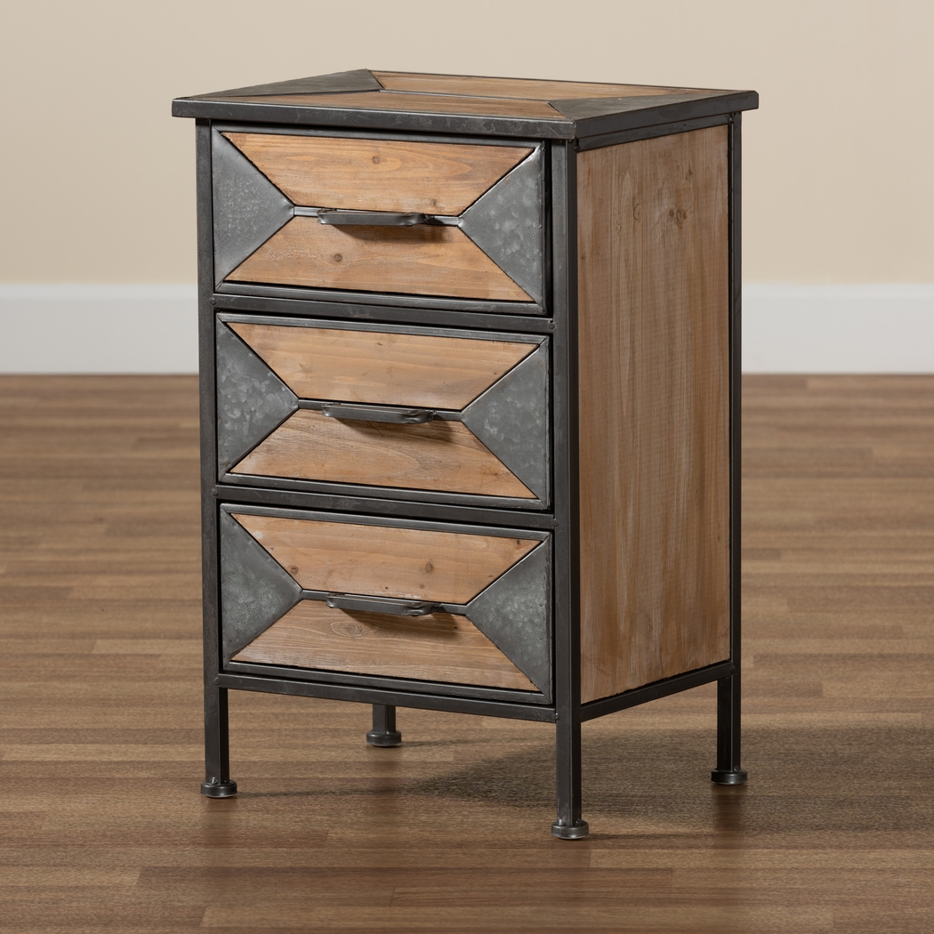Samover Brown Nightstand - Thumbnail - Image 7