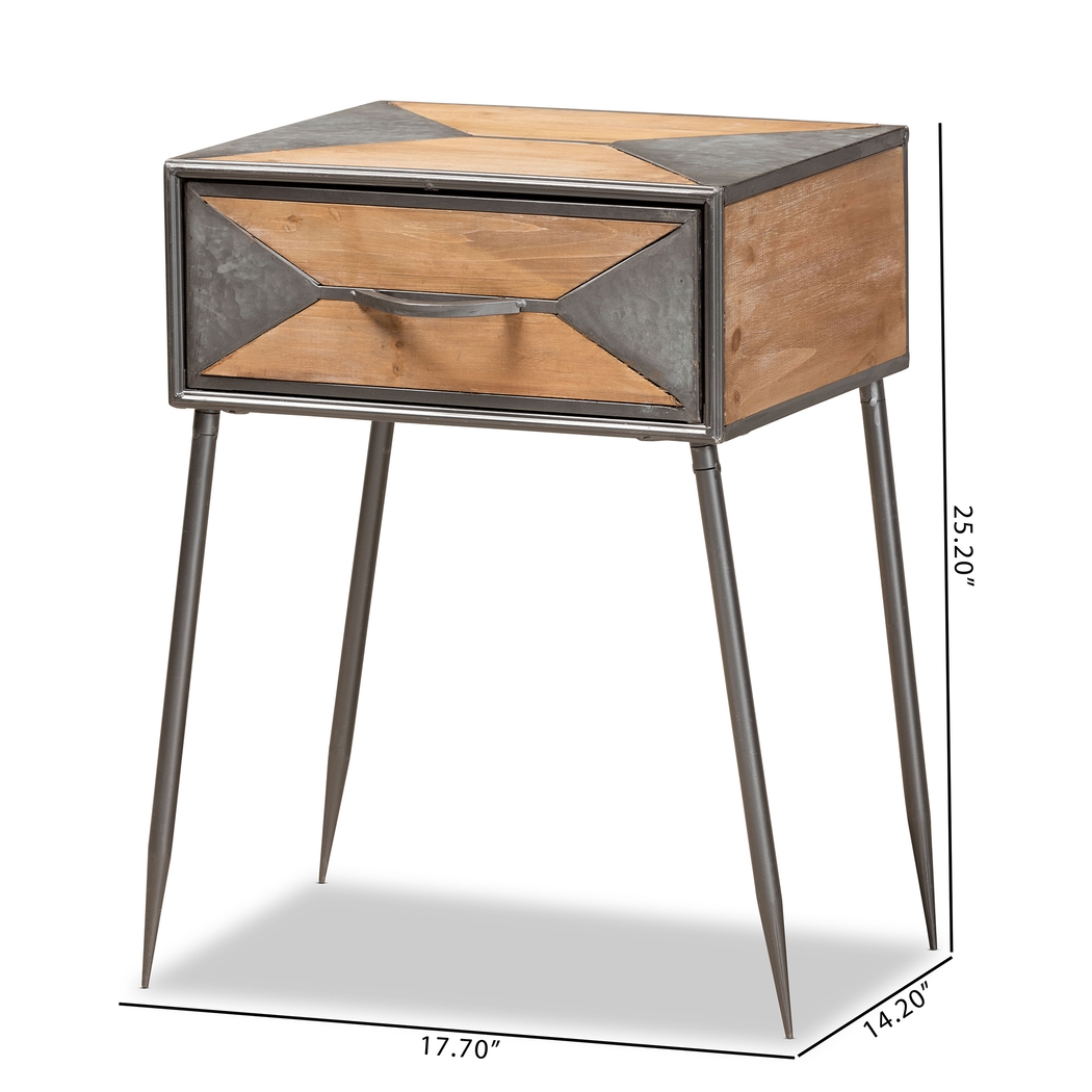 Samover Oak Nightstand - Thumbnail - Image 9