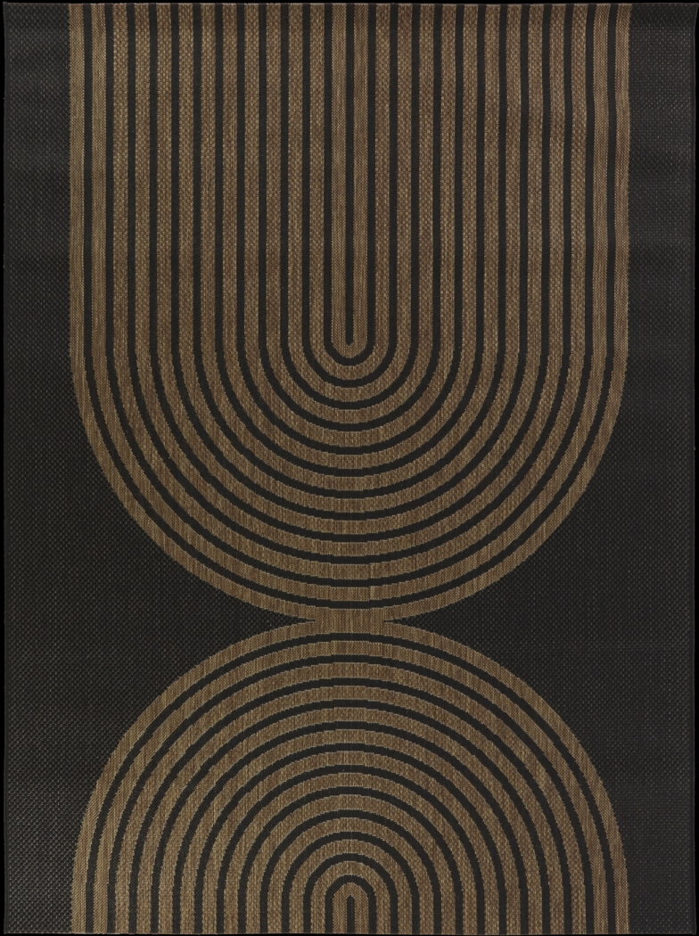 Sampdoria Charcoal 7'10 x 10' Indoor/Outdoor Rug - Thumbnail - Image 1