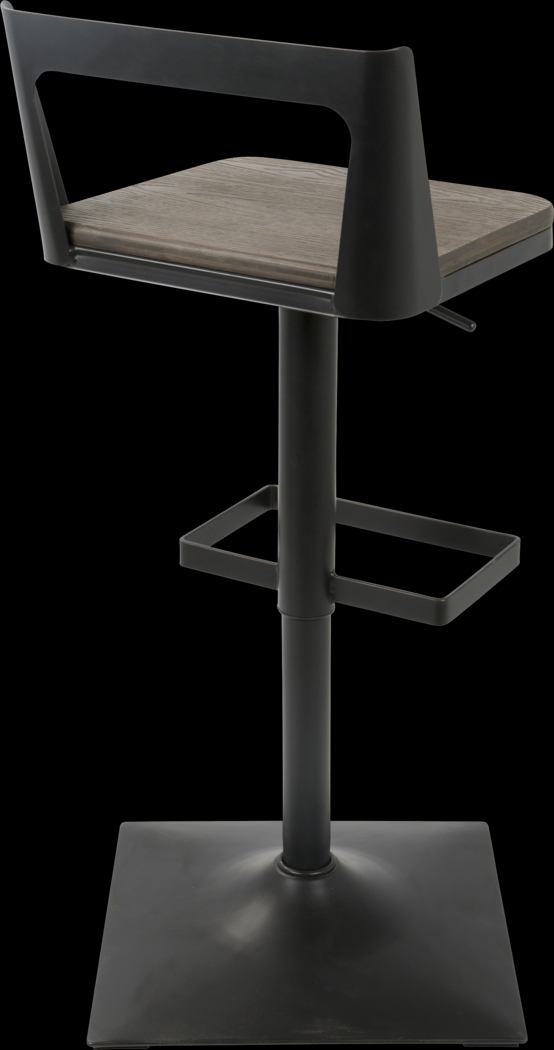 Samurai Black Barstool - Thumbnail - Image 2