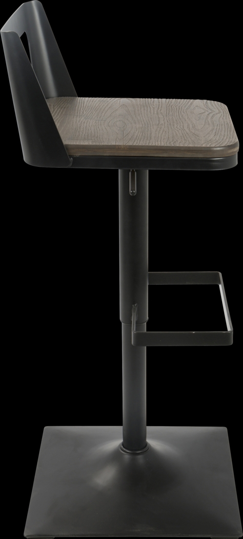 Samurai Black Barstool - Thumbnail - Image 3