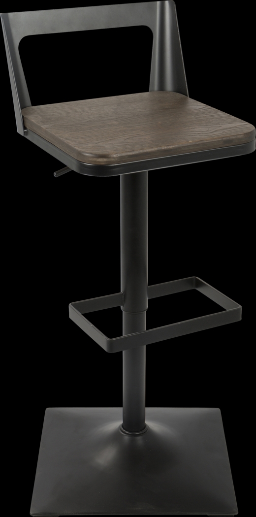 Samurai Black Barstool - Thumbnail - Image 1