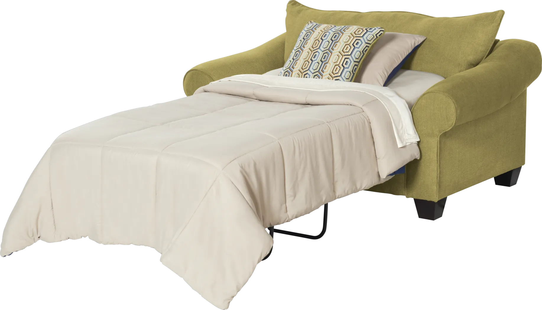 San Diego Green Sleeper Chair - Thumbnail - Image 1