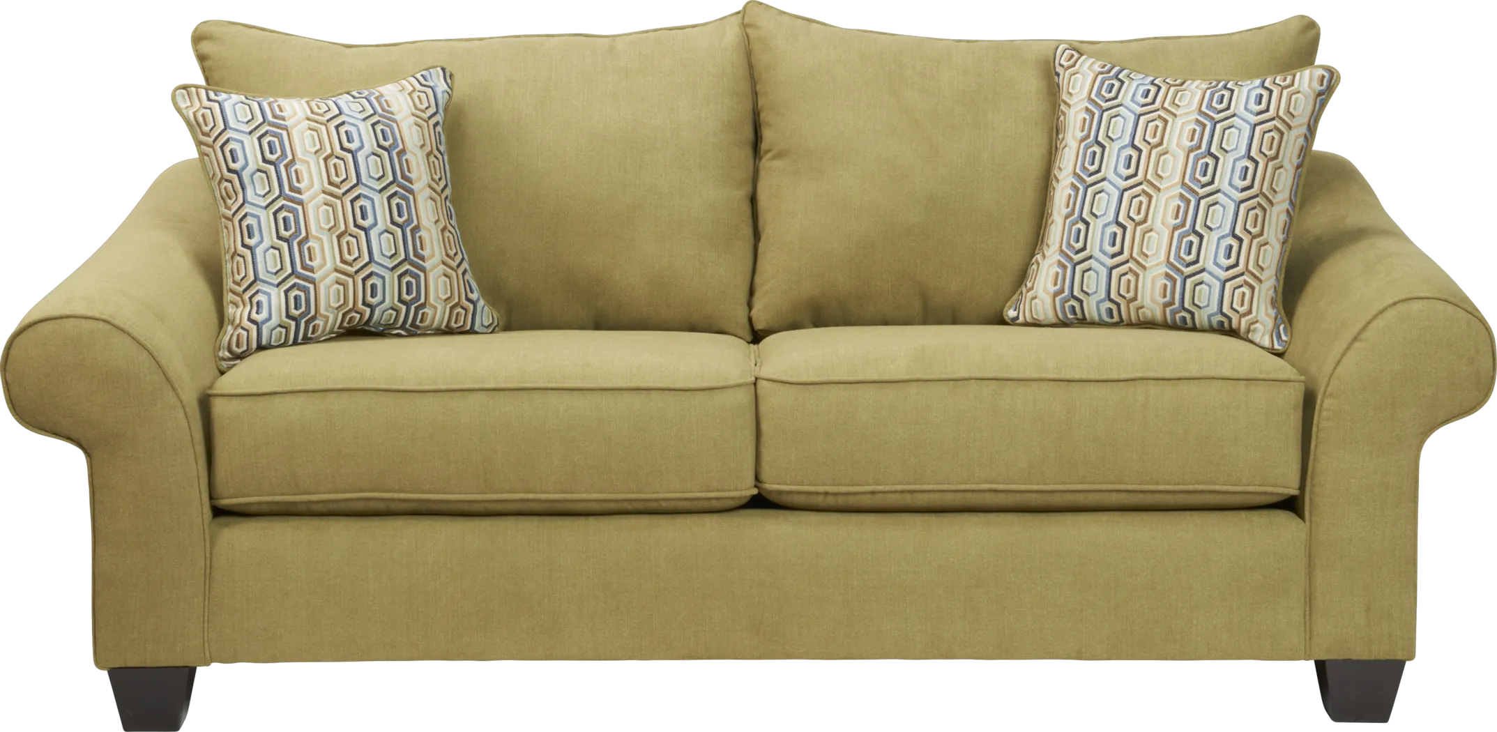 San Diego Green Sleeper Loveseat - Thumbnail - Image 1