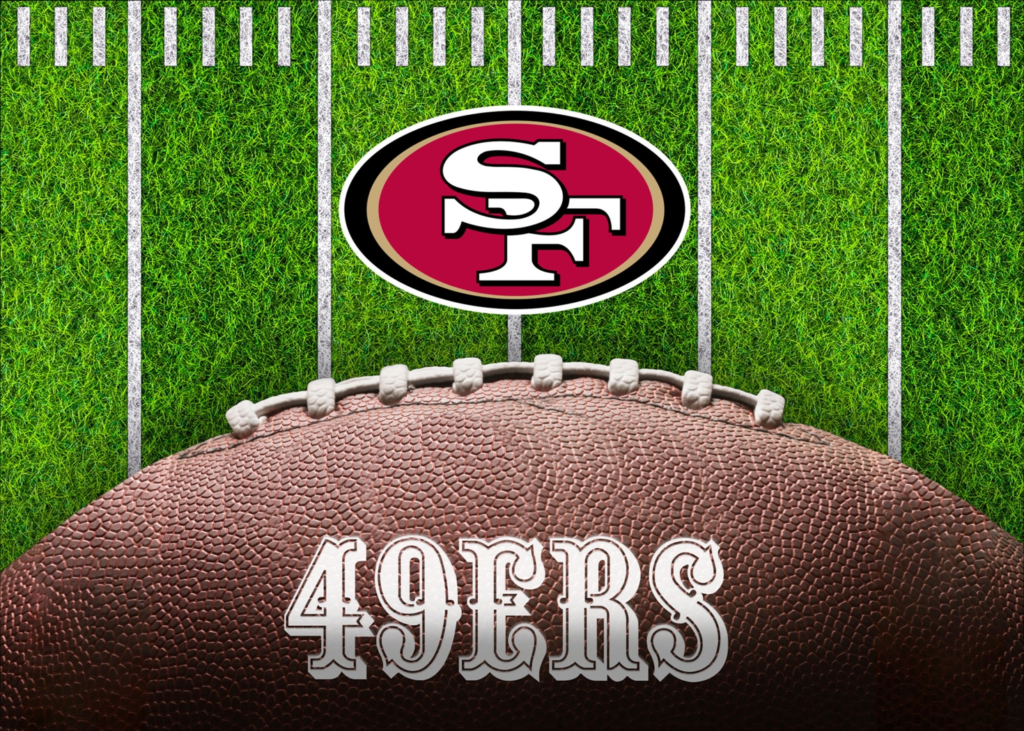 San Francisco 49ers 5' x 7' Machine Washable Rug - Thumbnail - Image 1