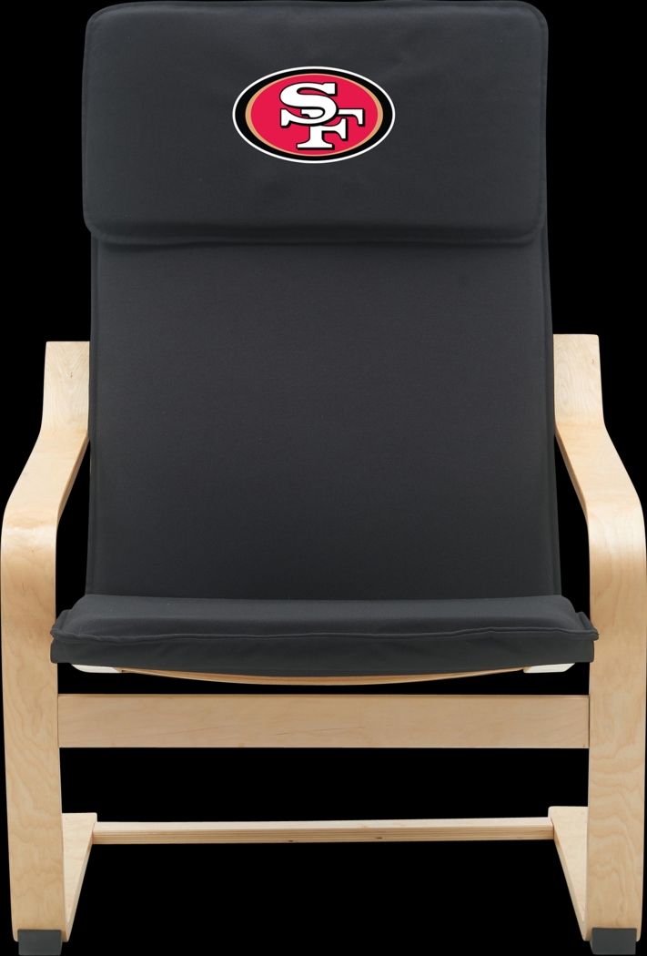San Francisco 49ers Black Accent Chair - Thumbnail - Image 3
