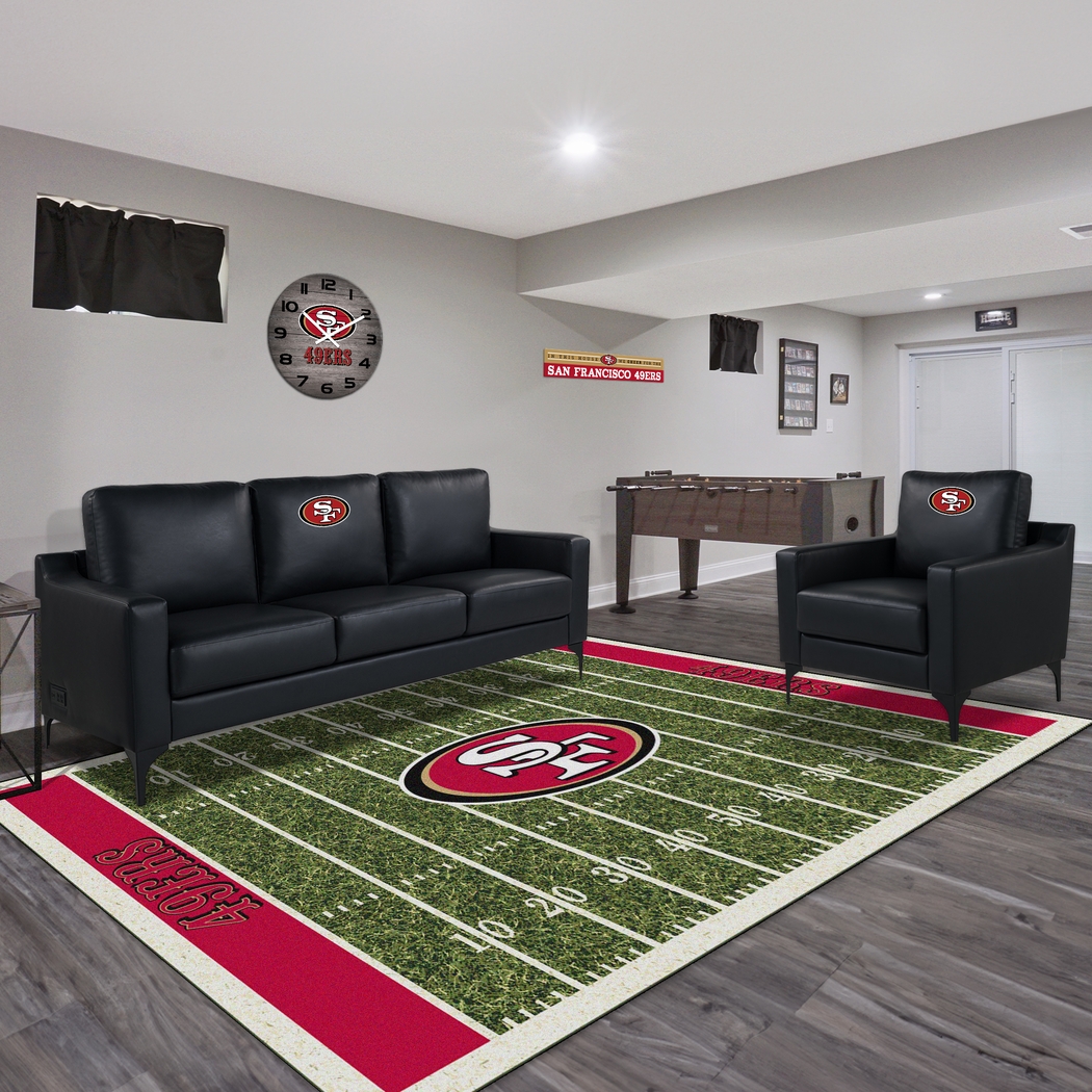 San Francisco 49ers Black Accent Chair - Thumbnail - Image 7