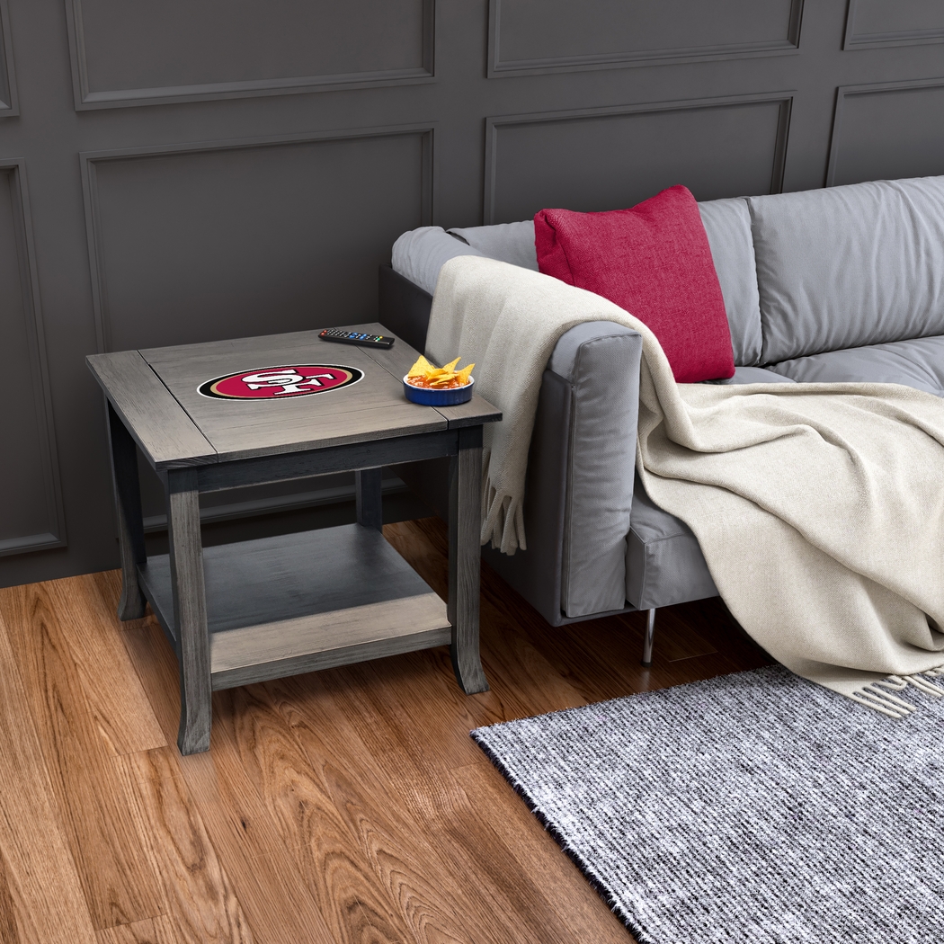 San Francisco 49ers Game Day End Table - Thumbnail - Image 2