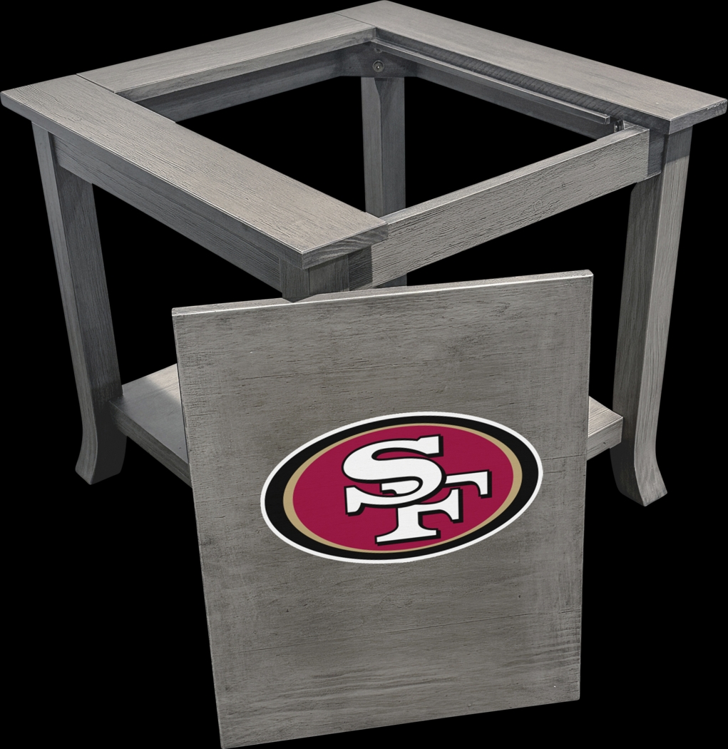 San Francisco 49ers Game Day End Table - Thumbnail - Image 3